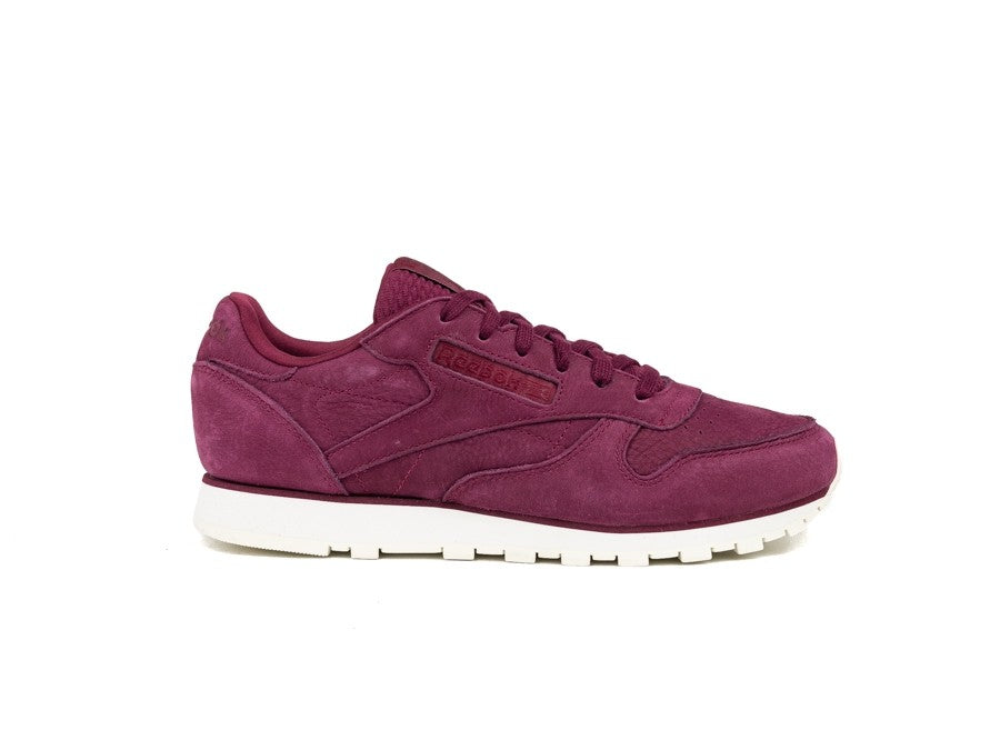REEBOK CLASSIC LEATHER RUSTIC WINE-CHALK