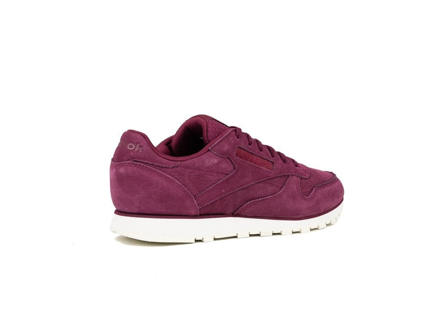 REEBOK CLASSIC LEATHER RUSTIC WINE-CHALK