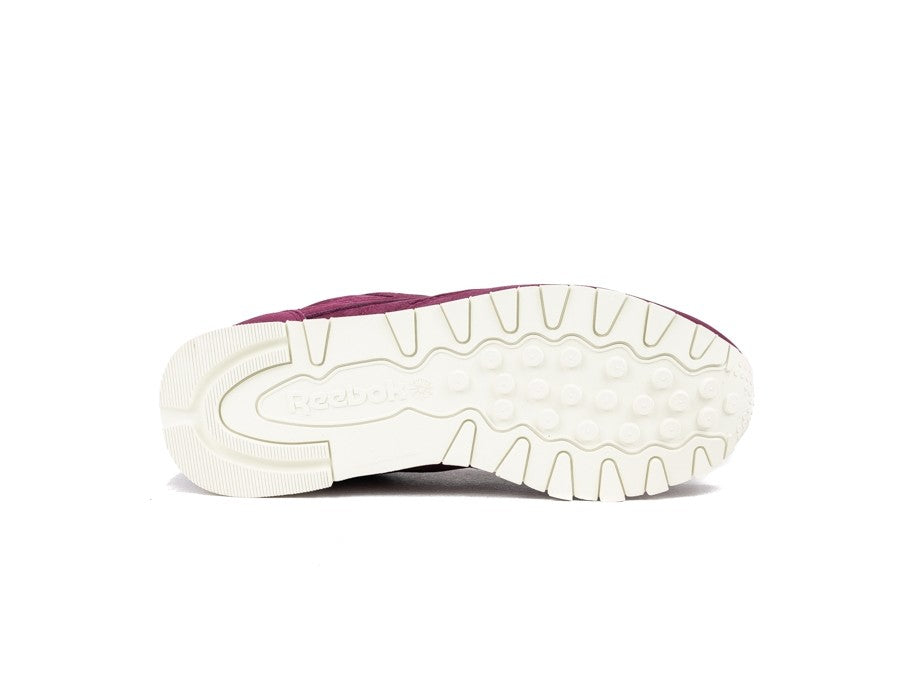 REEBOK CLASSIC LEATHER RUSTIC WINE-CHALK