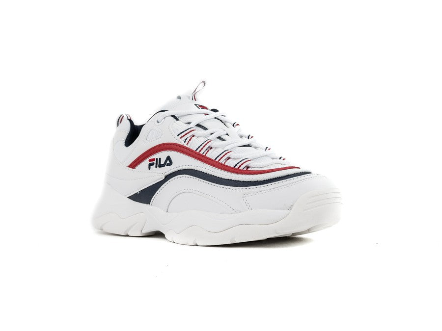 FILA RAY LOW WMN WHITE FILA NAVY RED