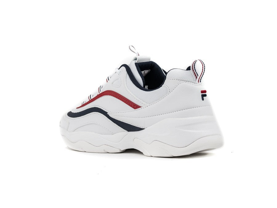 FILA RAY LOW WMN WHITE FILA NAVY RED
