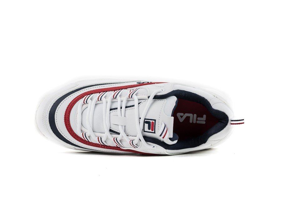 FILA RAY LOW WMN WHITE FILA NAVY RED