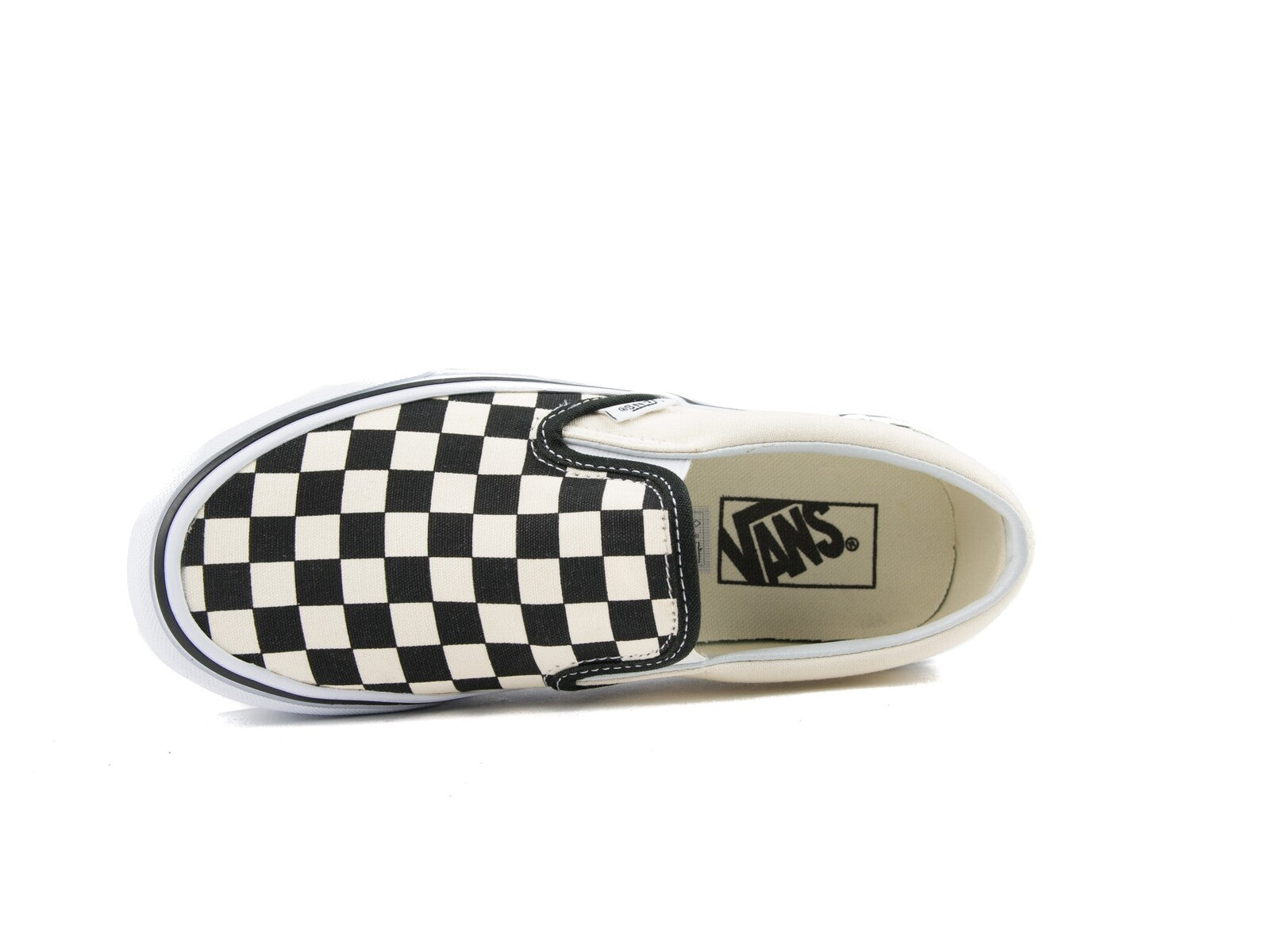 VANS UA CLASSIC SLIP-ON PLATFORM BLACK WHITE