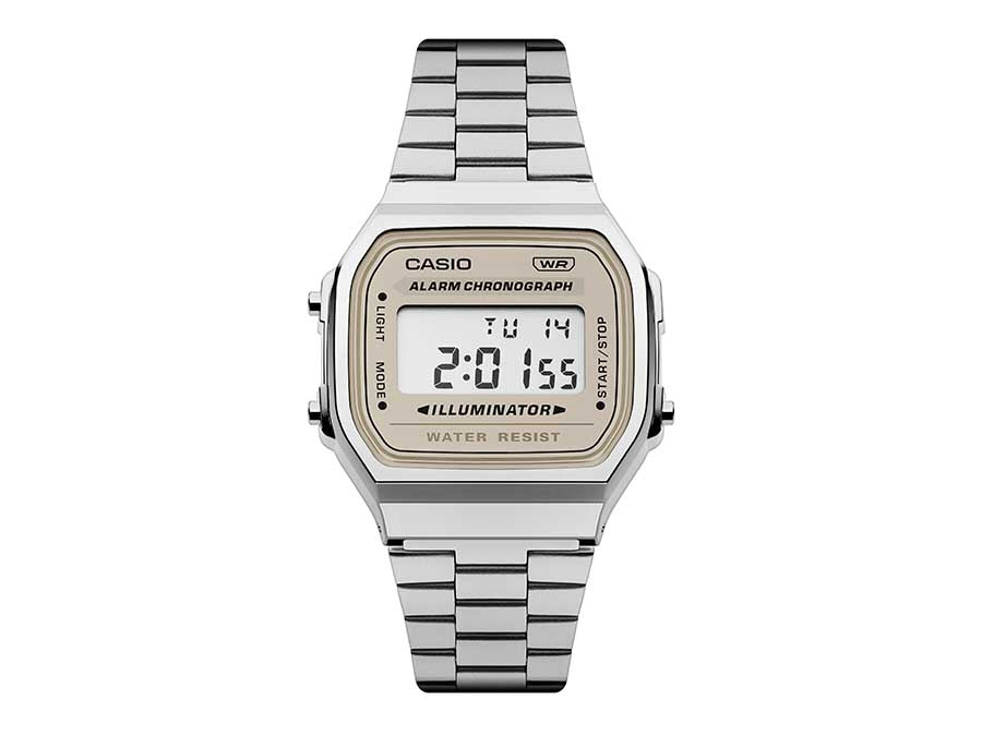Reloj plateado CASIO A168WA-8AYES
