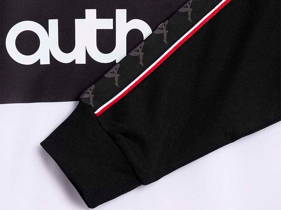 CAMISETA KAPPA 222 BANDA ONIKA BLACK - WHITE - RED