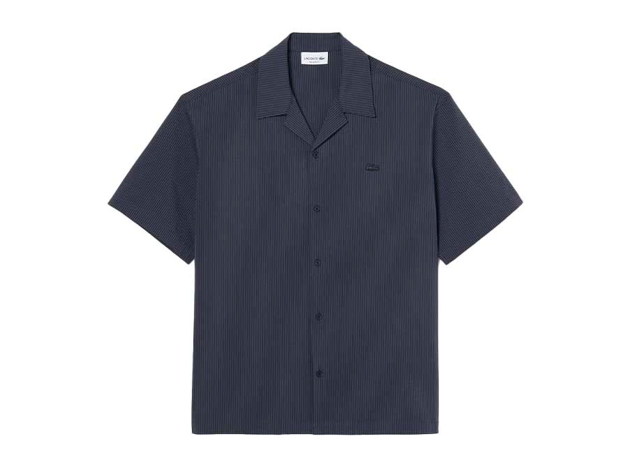 Camisa Lacoste Casual Shirt Black Bird