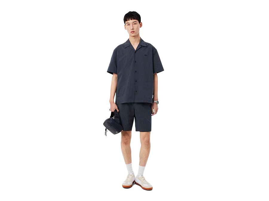 Camisa Lacoste Casual Shirt Black Bird