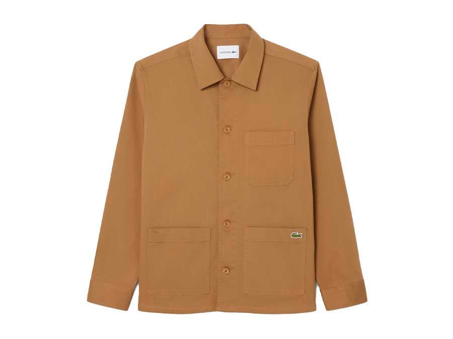CAMISA LACOSTE CASUAL SHIRT MARRON