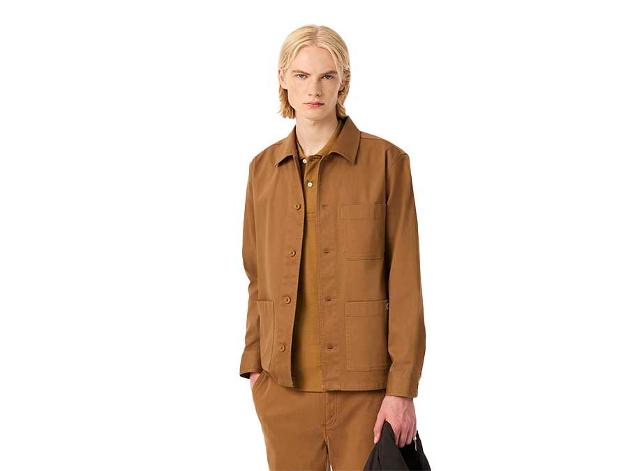 CAMISA LACOSTE CASUAL SHIRT MARRON