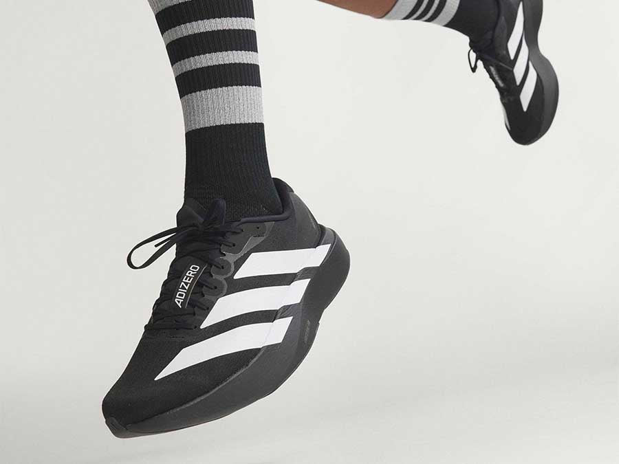 adidas Adizero Evo Sl M Negro Rayas Blancas