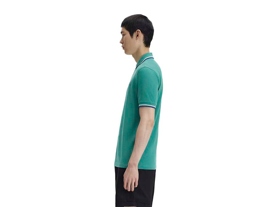 Polo Fred Perry Twin Tipped Green
