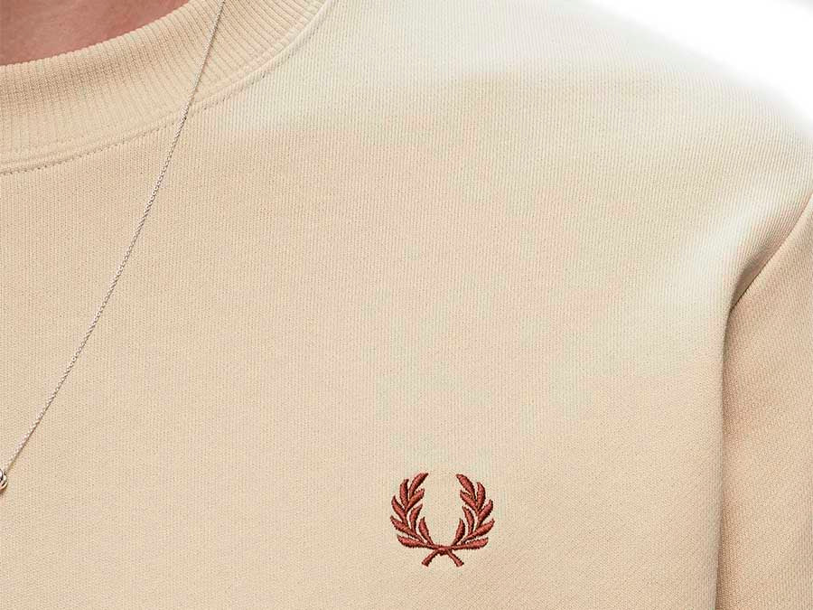 SWEAT FRED PERRY BEIGE