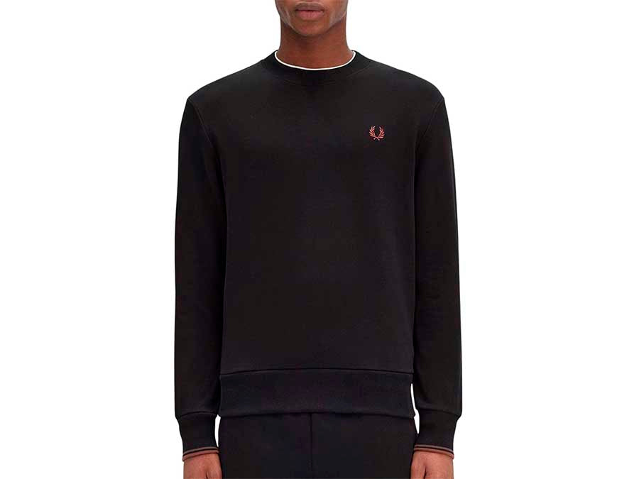 SUDADERA FRED PERRY BLACK