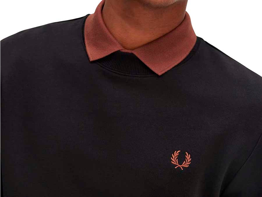 SUDADERA FRED PERRY BLACK