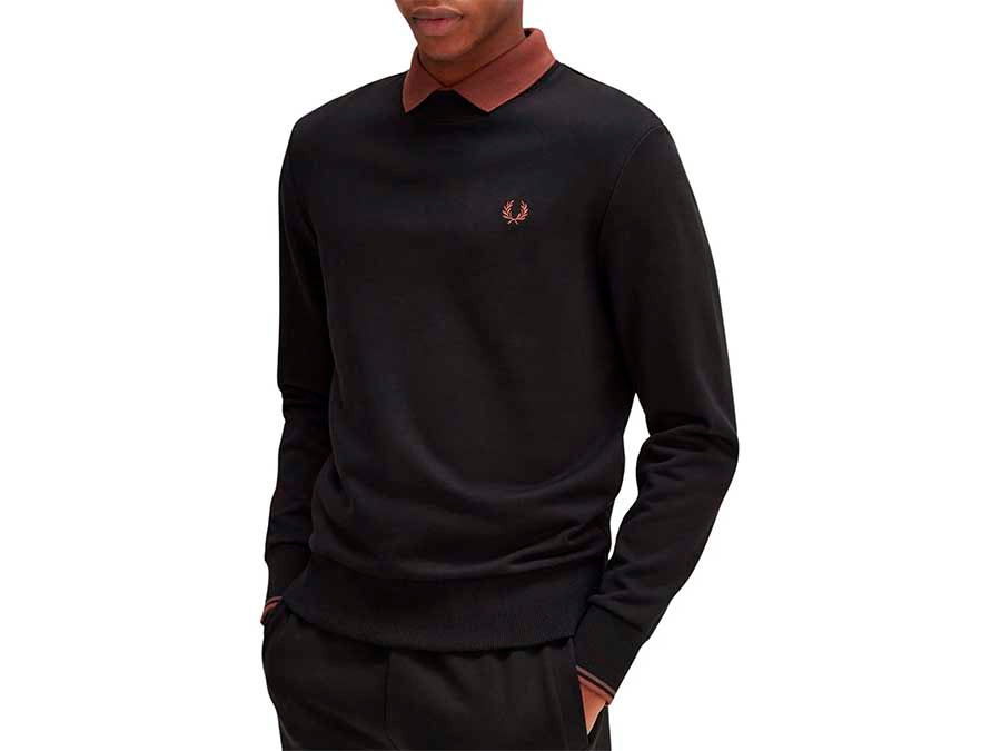 SUDADERA FRED PERRY BLACK