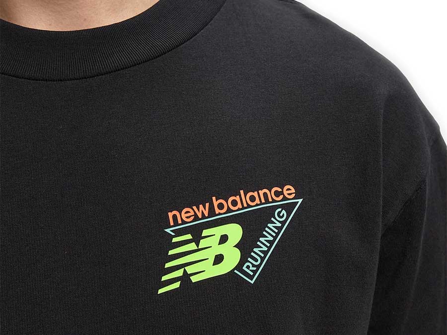 Camiseta New Balance Running Tri-Logo Black
