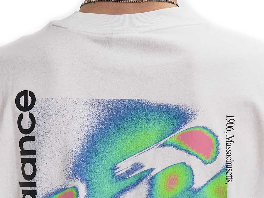 Camiseta New Balance Running Tri-Logo White