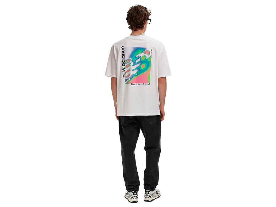 Camiseta New Balance Running Tri-Logo White