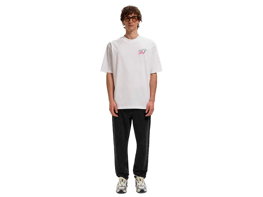 Camiseta New Balance Running Tri-Logo White