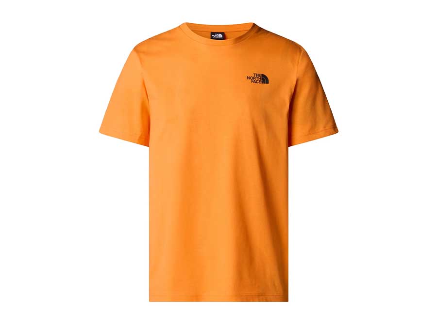 CAMISETA TNF BOX NSE TEE DIGITAL ORANGE