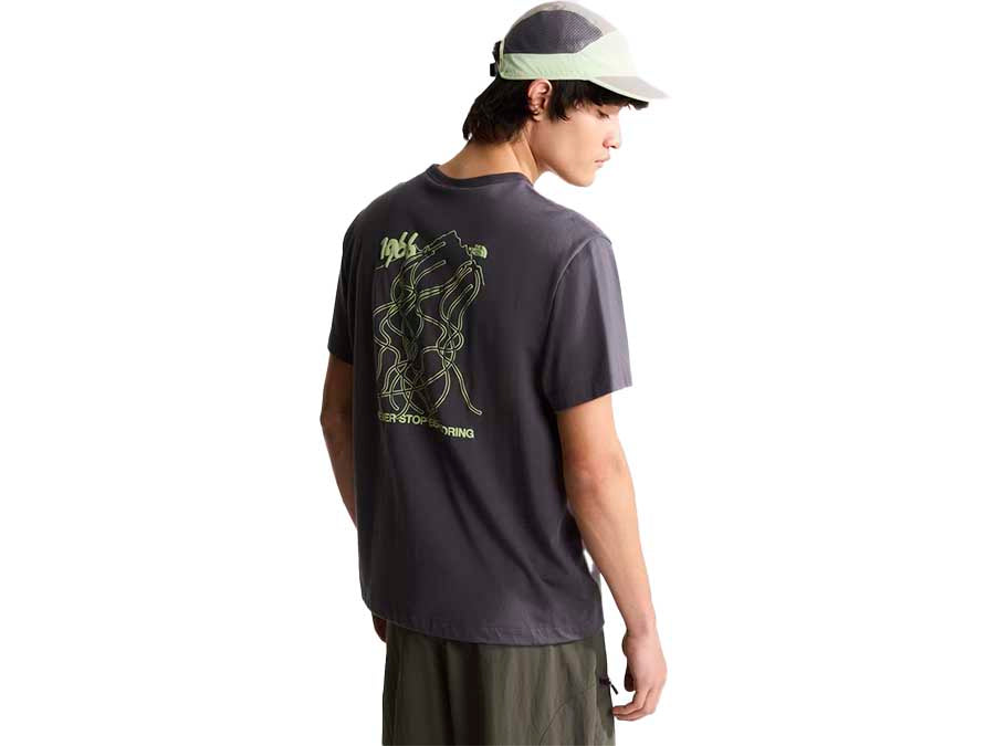Camiseta TNF U NSE Slopes RLX SS Tee-graphic Anthr