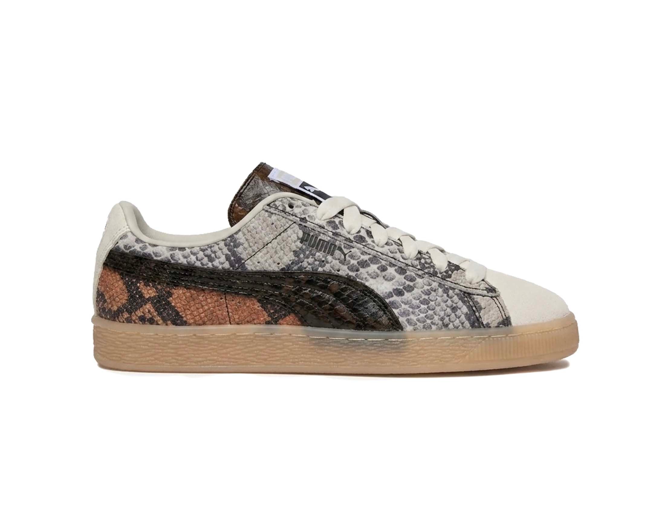 Puma Suede Snake White