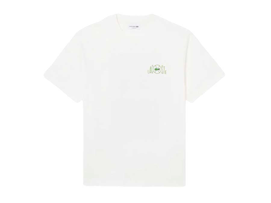 Camiseta hombre Lacoste White Flour