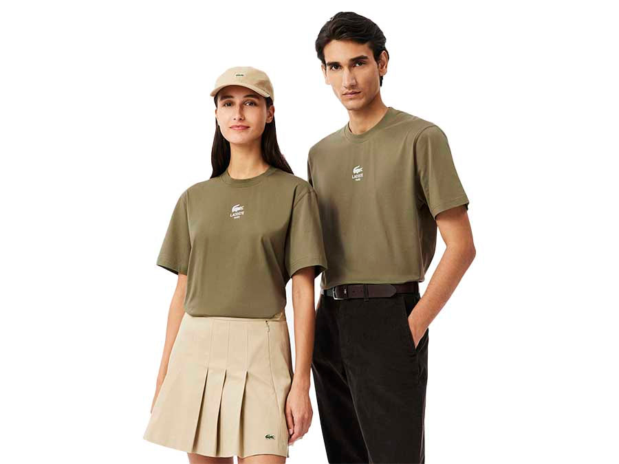 CAMISETA LACOSTE PARIS VERDE