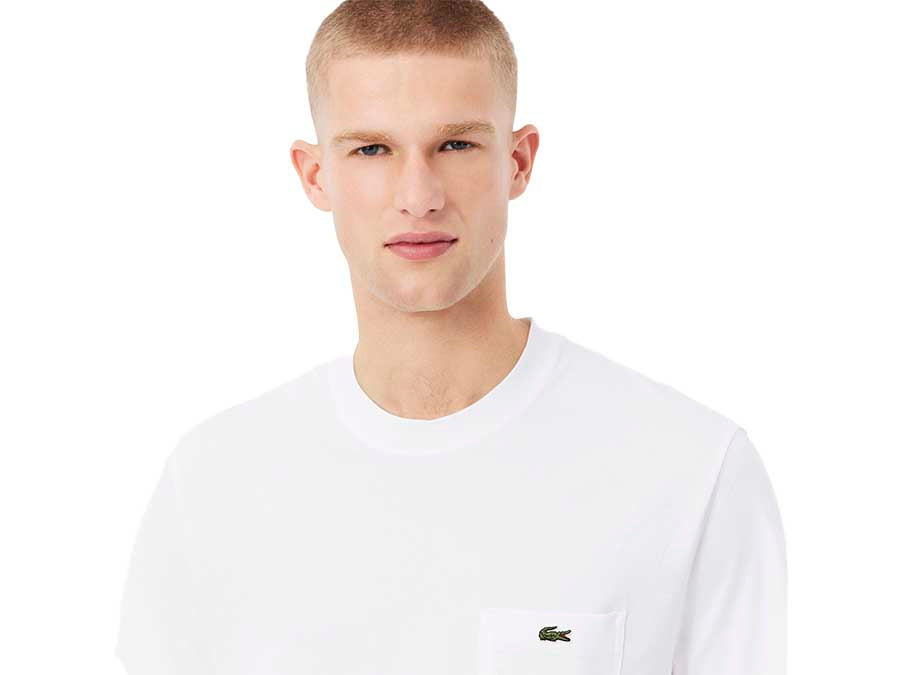 CAMISETA LACOSTE BLANCA