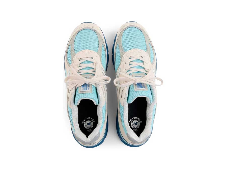 New Balance Made in USA 990v4 Grey Blue