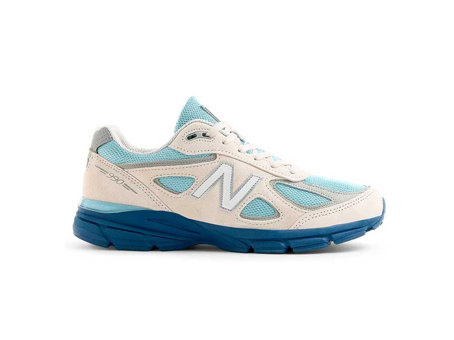 Zapatillas New Balance Made in USA 990v4 Grey Blue